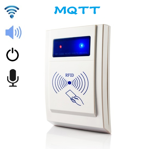 订制MQTT协议低频RFID物联网读卡器ID-08-MQTT (可控开关、TTS语音)